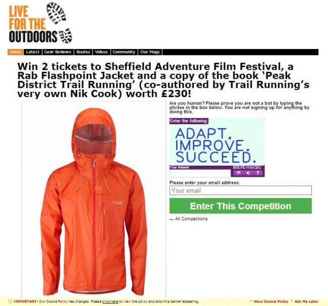 Live for the outdoors - comp 2