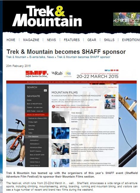 Trek & Mountain sponsors