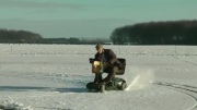 70 MPH Mobility Scooter In The Snow